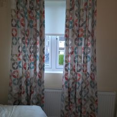 Polycotton curtains