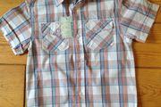 BNWT Age 3-4 White Orange Blue Shirt