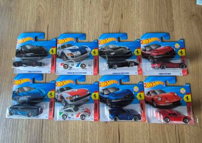 2026 Hot Wheels Ferrari Set of 7: SF90 Stradale, F40, 365, Dino, 12Cilindri