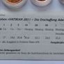 Vatican 2011 euro Euro Probe Essai pattern coins set with Creation of Adam 2 euro Bi-Metal Specimen Image 3