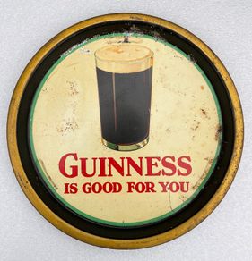 Guinness Tray from 1930, very rare.