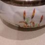 Antique Shorter & Son Staffordshire 7" hand painted Ceramic Ducks Bowl with Silver Rim Image 9