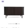 Black Sideboard -  Black Oak Tambour Image 3