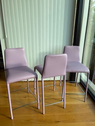 Peresinni Casa bar stools x 3 (lavender) NEW