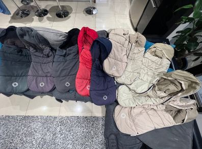 Bugaboo foot muffs REDUCED in swords