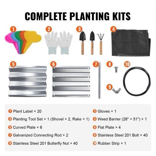 NEW SALE | Raised Garden Bed, 71.9 x 36.4 x 11 inch Galvanized Metal Planter Box, Outdoor Planting Boxes with Open Base, for Growing Flowers/Vegetables/Herbs in Backyard/Garden/Patio/Balcony, Silver