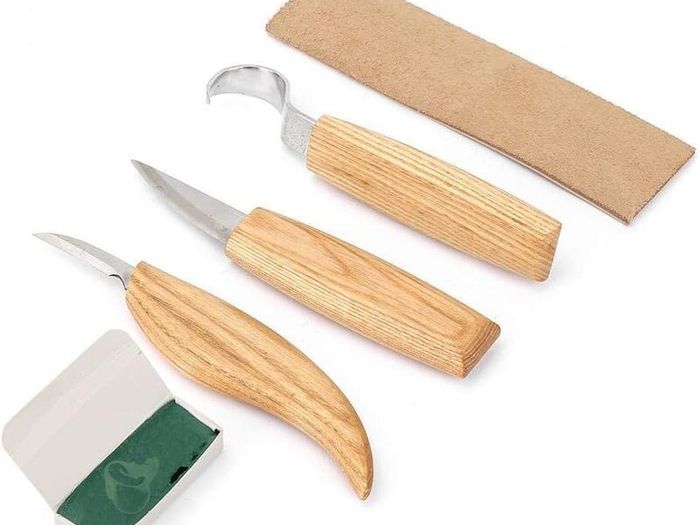Woodworking Carving Tool,5Pcs High Manganese Steel Hand Woodworking Carving Tool Set for Beginners