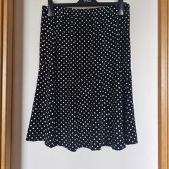Polka dot skirt Stretchy Size M-XL