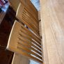 Solid Oak table and 8 chairs Image 3