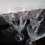 Cut Glass Crystal Wine Glasses Image 2