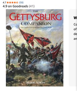 Enormous American Civil War Book Mark Adkin Gettysburg