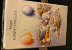 Christening greeting card