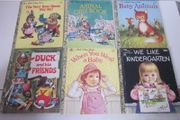 Six Walt Disney's  a little Golden Book  1949-1983.