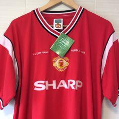 Manchester United Jersey. Brand New With Tags. Official Scoredraw Retro Remake Of FA Cup Final 1985 Jersey. Retails At 60euro. Selling 40euro.