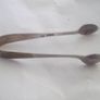 a antique solid silver suger tons or nips Image 2