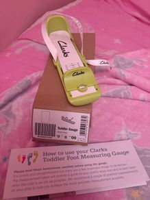 Clarks measuring gauge toddler