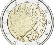 Finland 2 Euro Commemorative Coin 2016 - Eino Leino. Uncirculated.