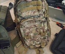 military airsoft bag and armour