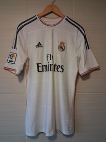 Real madrid Jersey. Official Adidas Mens Home Jersey From 2013 Champions League Victorious Campaign.  Authentic Original From 2013. Not A Modern Day Remake.