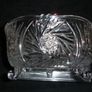 Vintage  Anna Hutte Bleikristall 24% Lead Crystal Scalloped Footed  Bowl  German Image 7