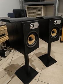 B&W 686 monitor stereo audio bookshelf speakers Hifi High End like New bowers & wilkins