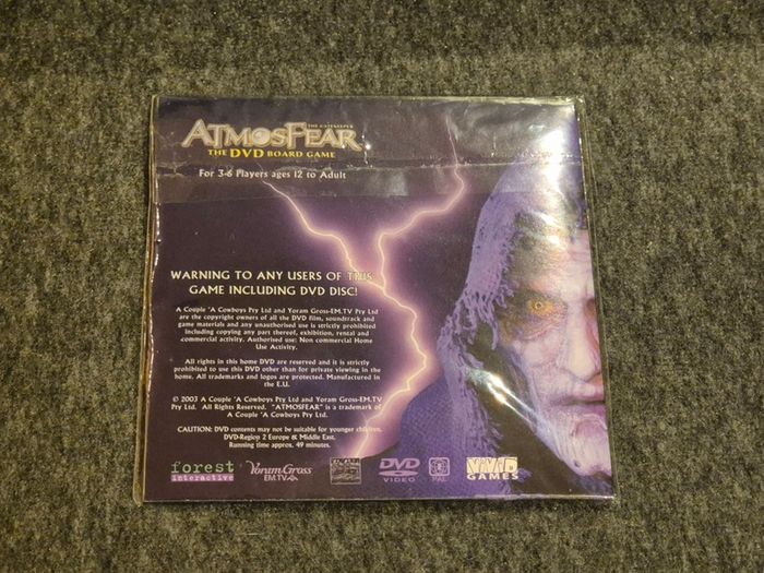 Atmosfear The Gatekeeper DVD Board Game (Complete) - FREE SHIPPING