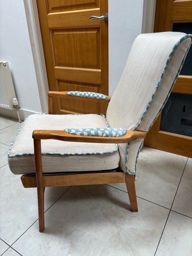 Parker Knoll armchair- reupholstered