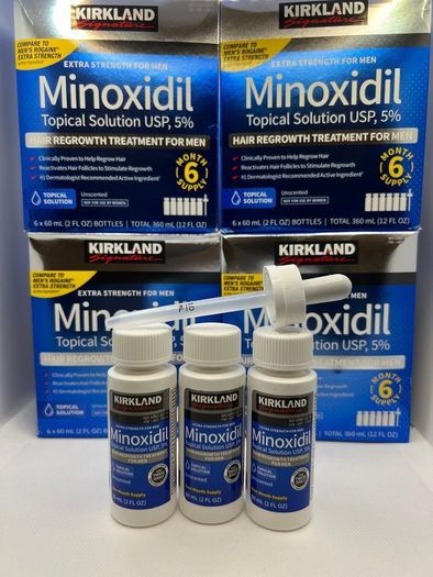 KIRKLAND Minoxidil 5%. Beard & Hair Regrowth Treatment. Derma Roller also available.