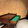 vintage two-tier mahogany serving trolley or tea cart Image 5