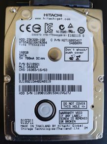 5x 160Gb SATA Laptop Hard Drives 2.5"