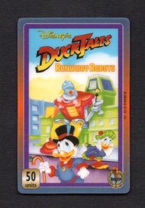 United Kingdom 50 unit Walt Disney Classic DuckTales: Runaway Robots Phone Card