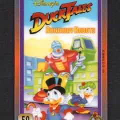 United Kingdom 50 unit Walt Disney Classic DuckTales: Runaway Robots Phone Card