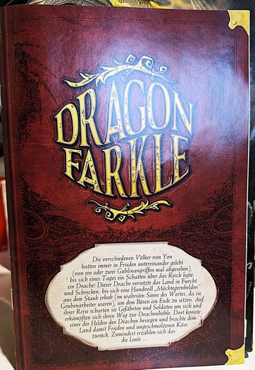 Dragon Farkle German Edition Board Game - Z-man Games - Out Of Print Complete Edition