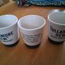3 ceramic Tullamore Dew whiskey shot glasses Image 3