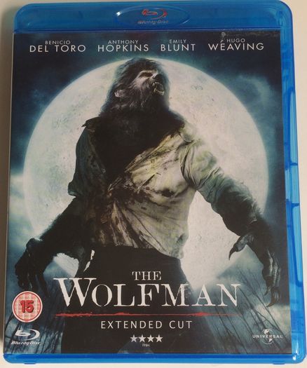 The Wolfman [2010] Anthony Hopkins, Emily Blunt & Hugo Weaving [Blu-ray Movie]