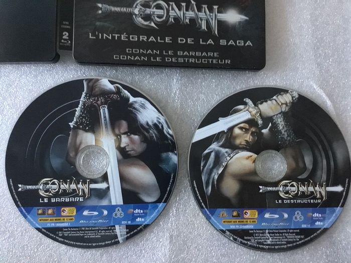 Conan the Barbarian/Destroyer Blu Ray Steelbook Rare