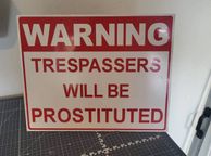 main image for ad No Tresspassers Sign