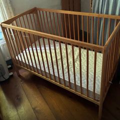 childs cot and mattress