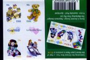 2002 Ireland Greetings Toys (Teddy) self-adhesive Commemorative Stamp Booklet Mint Never Hinged (MNH). Hibernian HB96