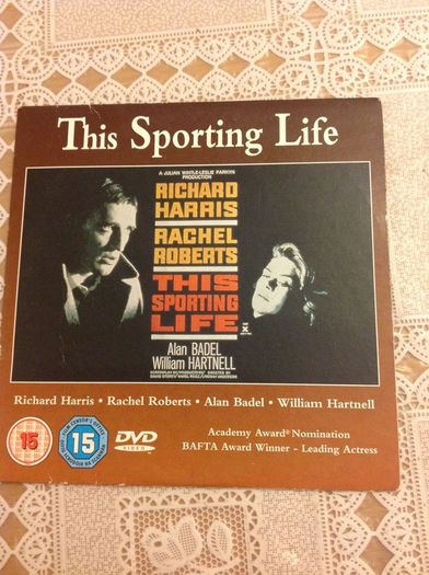 This Sporting Life.   DVD movie.