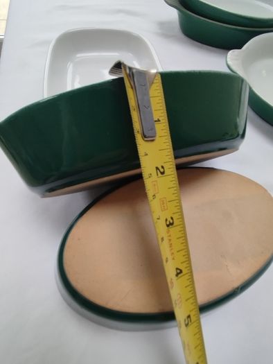 Ceramic stoneware Oven to table vintage dishes