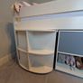 Kids bed. Stompa - UNOS Mid Sleeper with Pull Out Desk, Storage Image 4