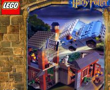 Lego Harry Potter 4728: Escape from Privet Drive (2002) 100% Complete (NO BOX)