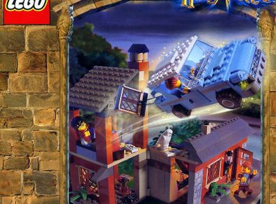 Lego Harry Potter 4728: Escape from Privet Drive (2002) 100% Complete (NO BOX)