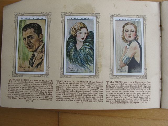John Player & Sons - An Album Of Film Stars