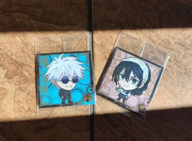 Jujutsu Kaisen anime stickers manga bandai Riko Amanai Toji Fushiguro Satoru Gojo Suguru Geto