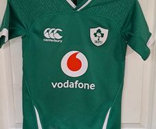 kids Irish rugby jersey age 8