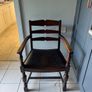 4 x Antique Mahogany Dining Chairs + 1 Carver Image 3