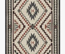 Bohemian area rug 6'x9'