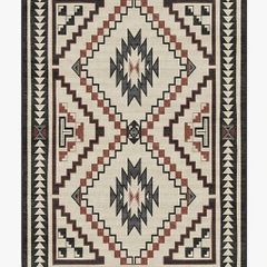 Bohemian area rug 6'x9'